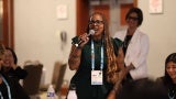 Nina Ndichu, Assoc. AIA, shares her thoughts at the 2024 AIA Women's Leadership Summit