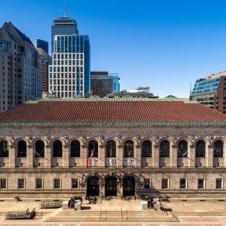 Boston Public Library Exterior