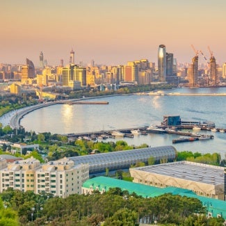 Downtown Baku Azerbaijan